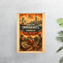 Built by immigrants Powered by memory poster 7