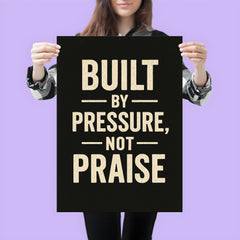Built by pressure not praise poster 3