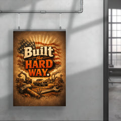 Built the hard way poster 4
