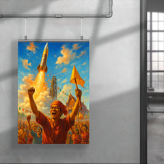 Bun Bang Fai Rocket Festival Thailand poster 4