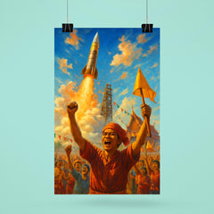 Bun Bang Fai Rocket Festival Thailand poster 6