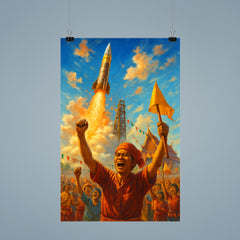 Bun Bang Fai Rocket Festival Thailand poster 9