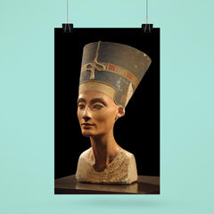 Bust of Queen Nefertiti by Thutmose, 1340 BCE poster 6