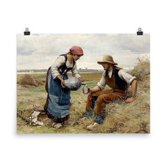 By Julien Dupre, French Artist poster on a plain backdrop in size 8"x10".