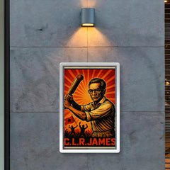 C L R James cricket and revolution poster 2