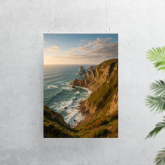 Cabo da Roca Cliffs Portugal poster 7