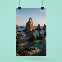 Cabo de Gata Sea Stacks Spain poster 6