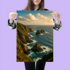 Cabo Ortegal Cliffs Galicia Spain poster 3