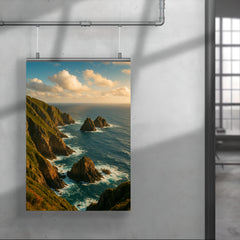 Cabo Ortegal Cliffs Galicia Spain poster 4