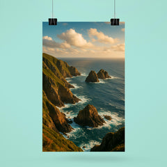 Cabo Ortegal Cliffs Galicia Spain poster 6