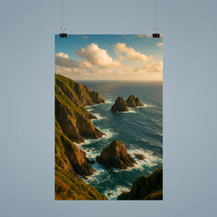 Cabo Ortegal Cliffs Galicia Spain poster 9