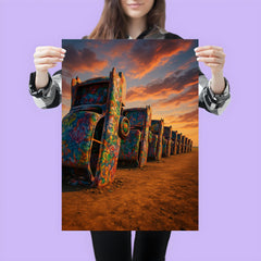 Cadillac Ranch Amarillo USA poster 3