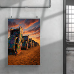 Cadillac Ranch Amarillo USA poster 4