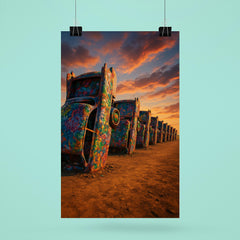 Cadillac Ranch Amarillo USA poster 6