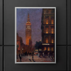 Cafe Martin at Night, Madison Square Park, New York by Rodighiero, 1902 poster 5