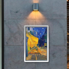 Cafe Terrace at Night by Vincent Van Gogh poster 2