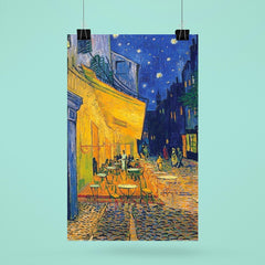 Cafe Terrace at Night by Vincent Van Gogh poster 6