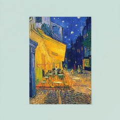 Cafe Terrace at Night by Vincent Van Gogh poster 8