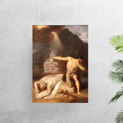 Cain and The Death of Abel by William Blake, 1790 poster 7