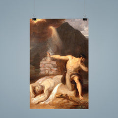Cain and The Death of Abel by William Blake, 1790 poster 9