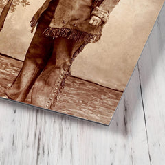 Calamity Jane metal print mockup