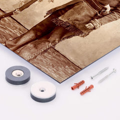 Calamity Jane metal print mockup