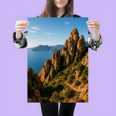 Calanques de Piana Corsica France poster 3