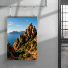 Calanques de Piana Corsica France poster 4