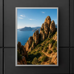 Calanques de Piana Corsica France poster 5