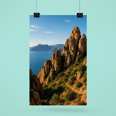 Calanques de Piana Corsica France poster 6