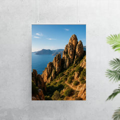 Calanques de Piana Corsica France poster 7
