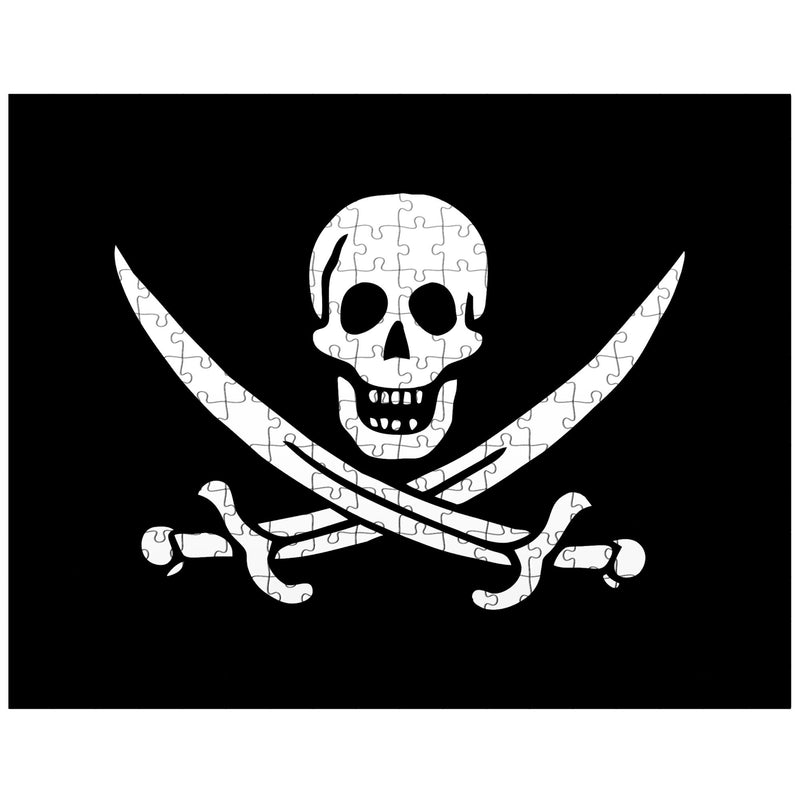 Calico Jack Rackham's Jolly Roger Pirate Flag jigsaw puzzle