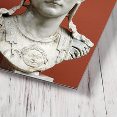 Caligula metal print mockup
