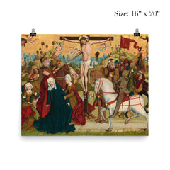 Calvary by Master of the Death of Saint Nicholas of Münster, c. 1470-1480 poster 2