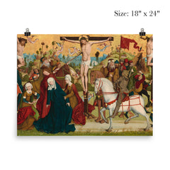 Calvary by Master of the Death of Saint Nicholas of Münster, c. 1470-1480 poster 5