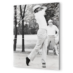 Calvin Peete metal print mockup