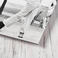 Calvin Peete metal print mockup