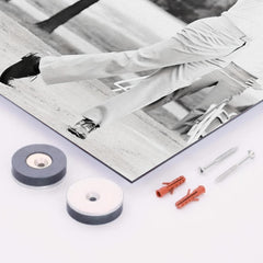 Calvin Peete metal print mockup