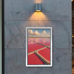 Camargue Pink Salt Pans France poster 2