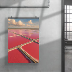 Camargue Pink Salt Pans France poster 4