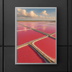Camargue Pink Salt Pans France poster 5