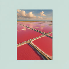 Camargue Pink Salt Pans France poster 8