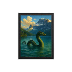 Cameron Lake Canada Caddy framed print on a plain backdrop in size 12"x16".