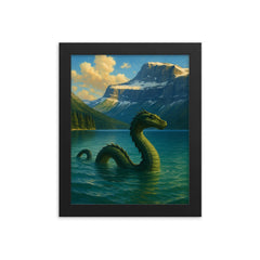 Cameron Lake Canada Caddy framed print on a plain backdrop in size 8"x10".