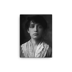 Camille Claudel canvas print on a plain backdrop in size 12"x16".