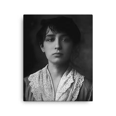 Camille Claudel canvas print on a plain backdrop in size 16"x20".