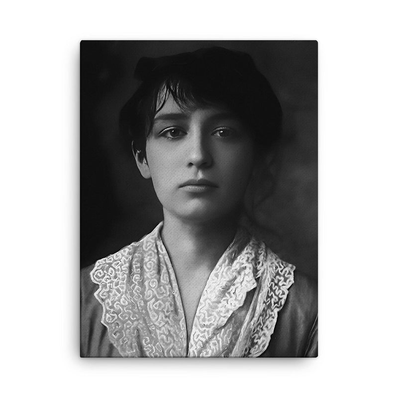 Camille Claudel canvas print on a plain backdrop in size 18