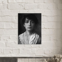 Camille Claudel metal print mockup