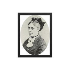 Camille Doncieux framed print on a plain backdrop in size 12"x16".