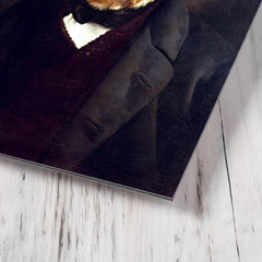 Camillo Benso, Count of Cavour metal print mockup